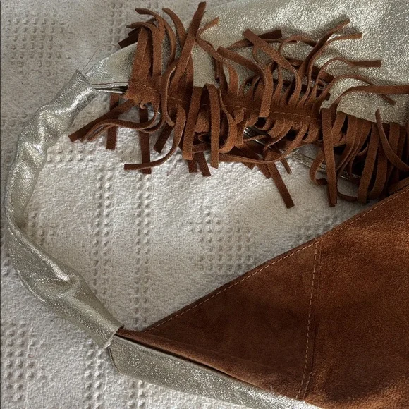 Borse In Pelle Western Fringe Leather Bohemian Shoulder Bag - Picture 8 of 15